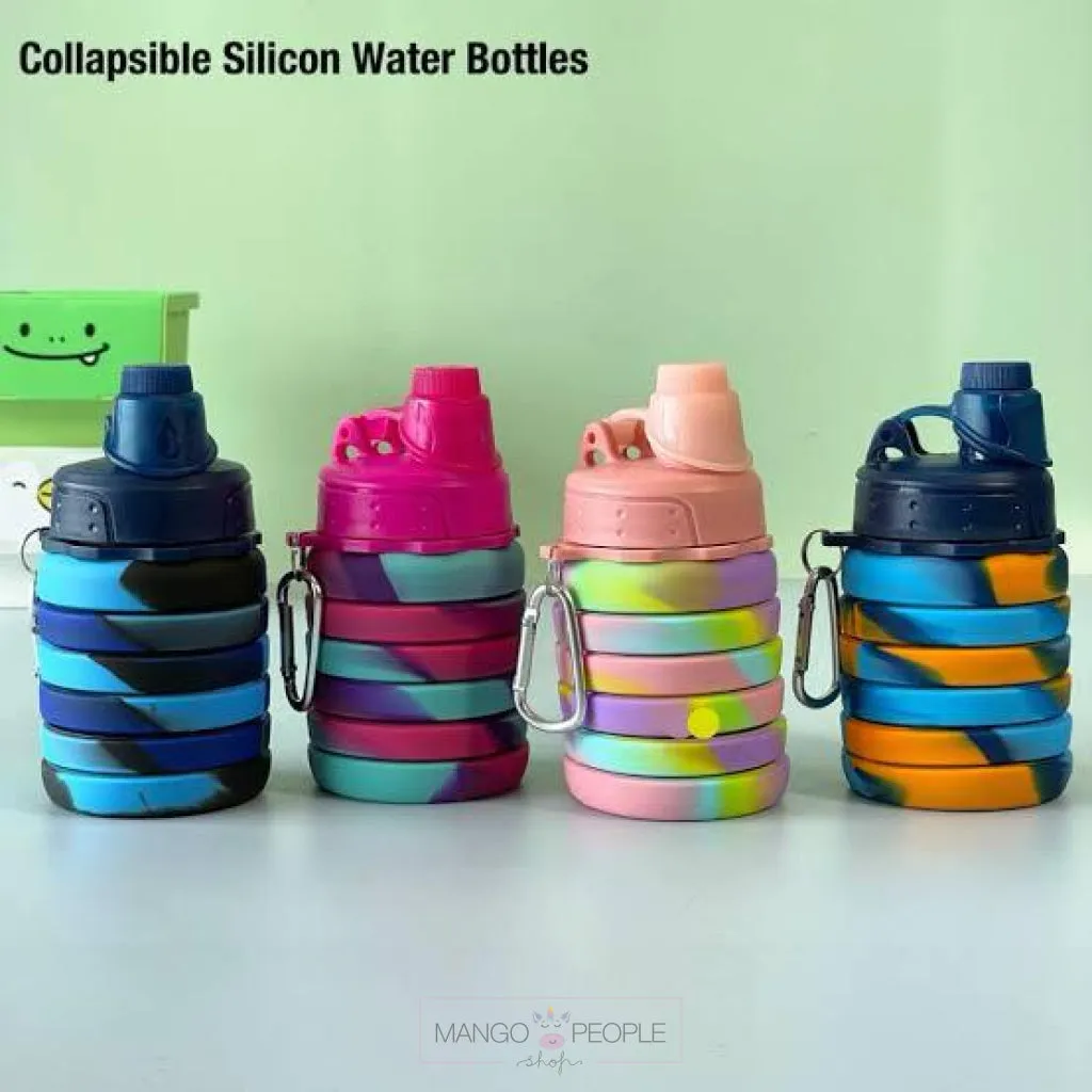 Silicone Expandable And Foldable Water Bottle - 500ml