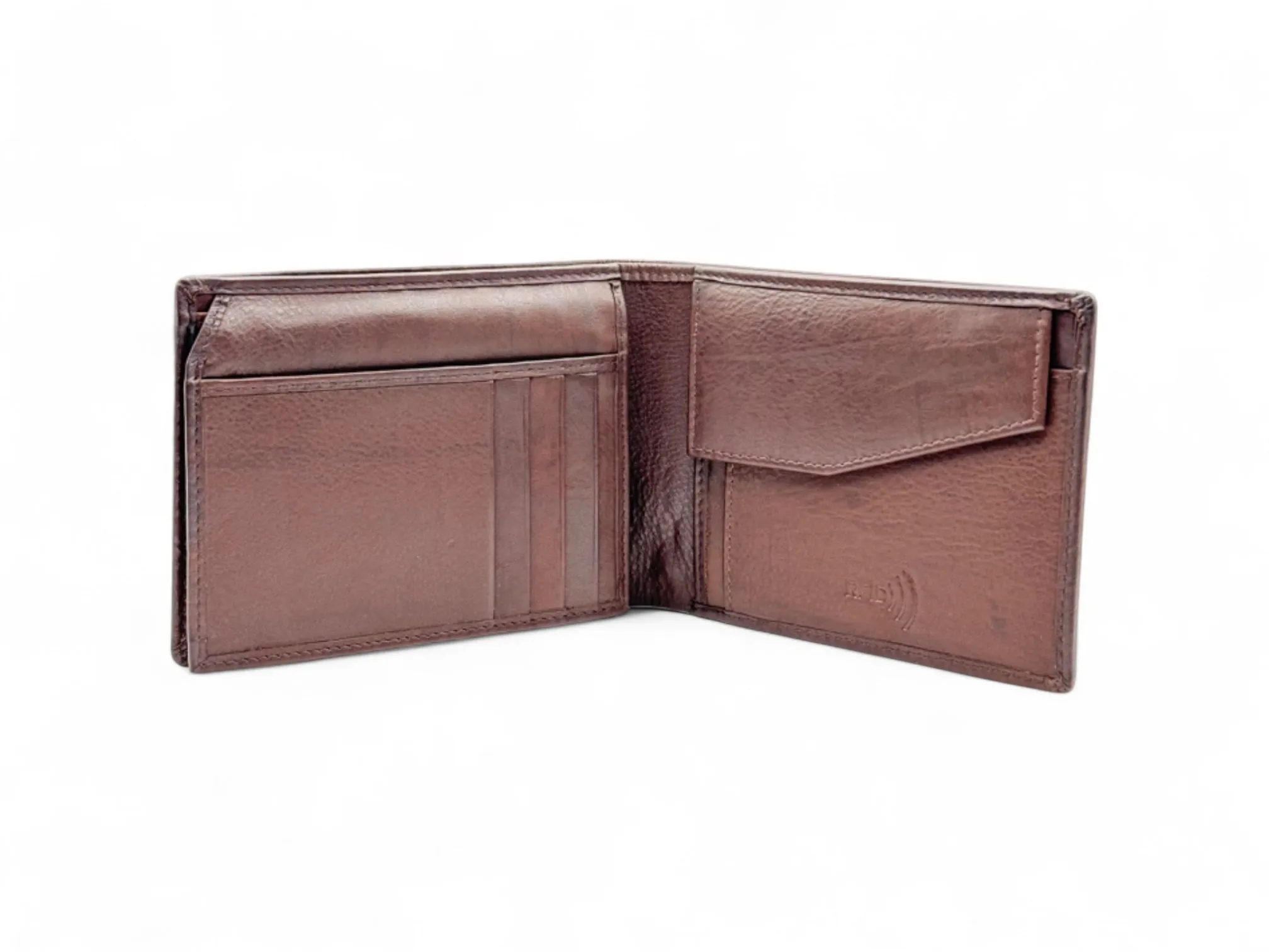 Smooth Premium 18 Card Billfold RFID Wallet | Coin Pocket #1886C