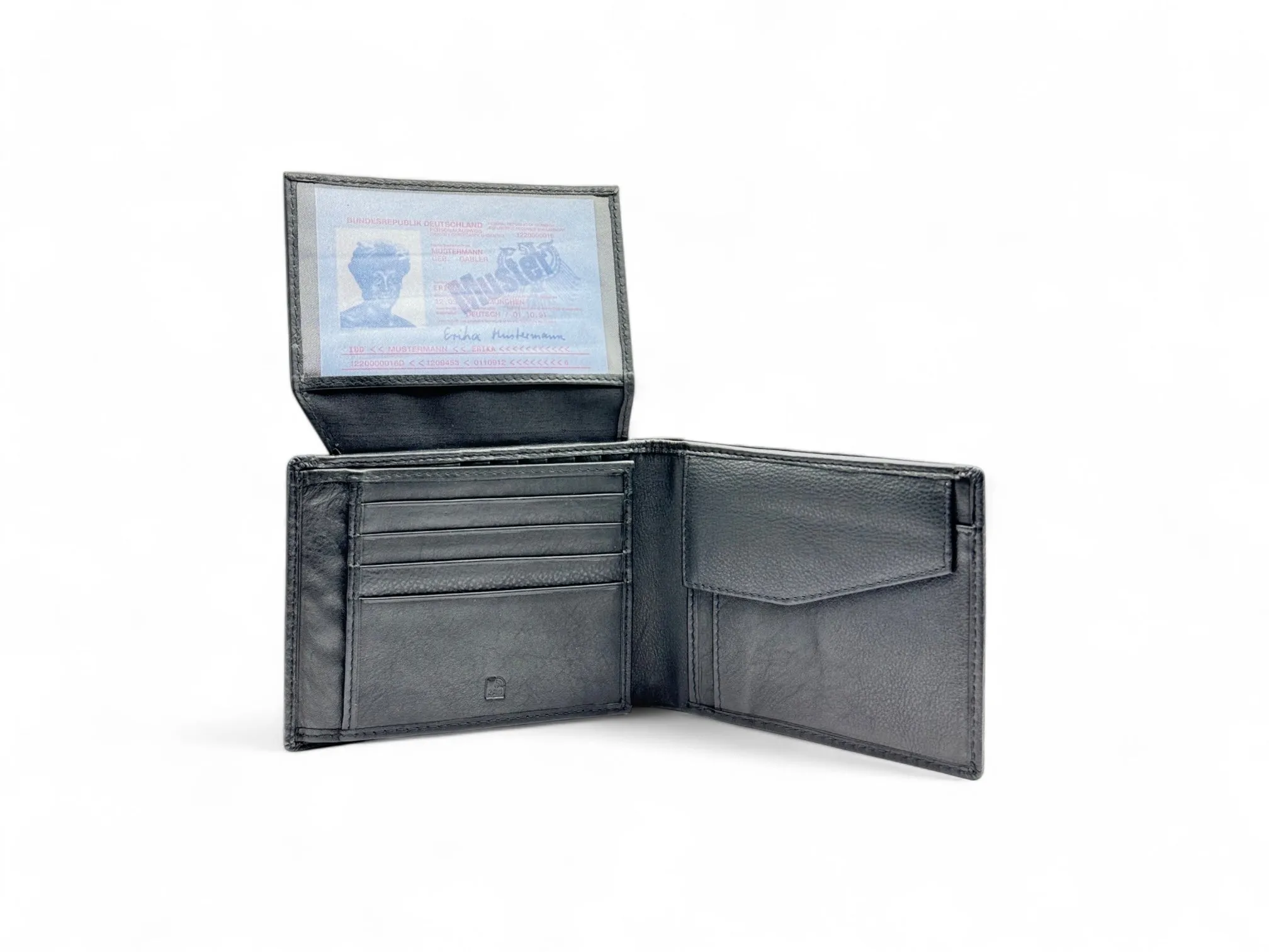 Smooth Premium 18 Card Billfold RFID Wallet | Coin Pocket #1886C