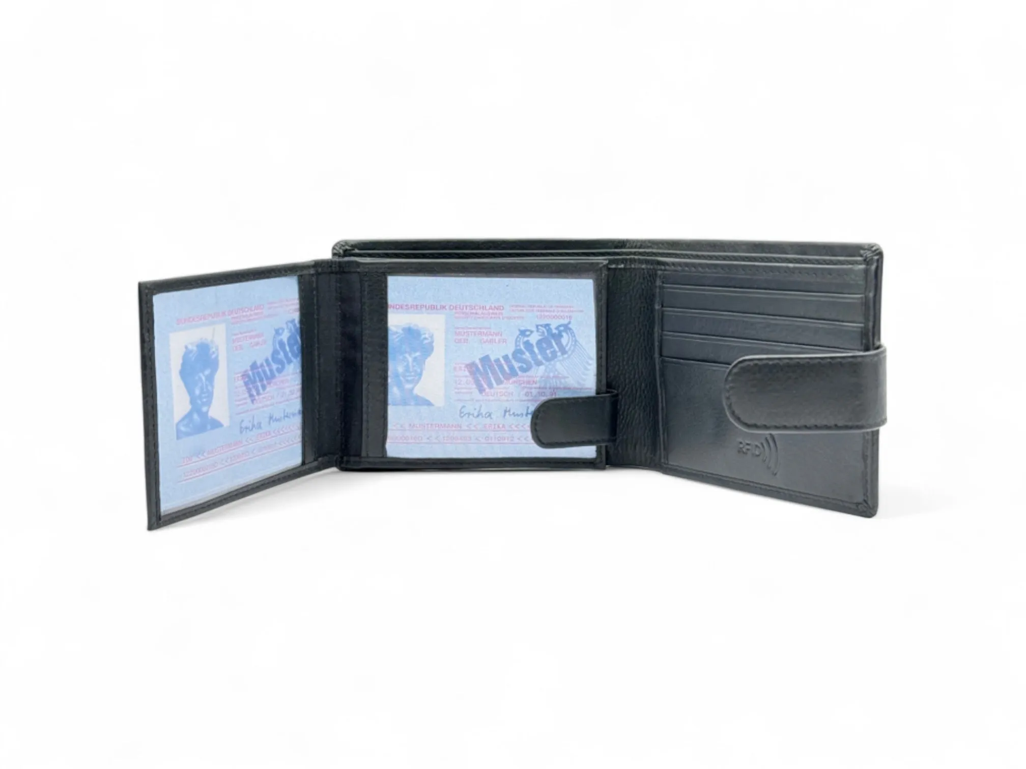 Smooth Premium 20 Card Billfold RFID Wallet Loop #1013L