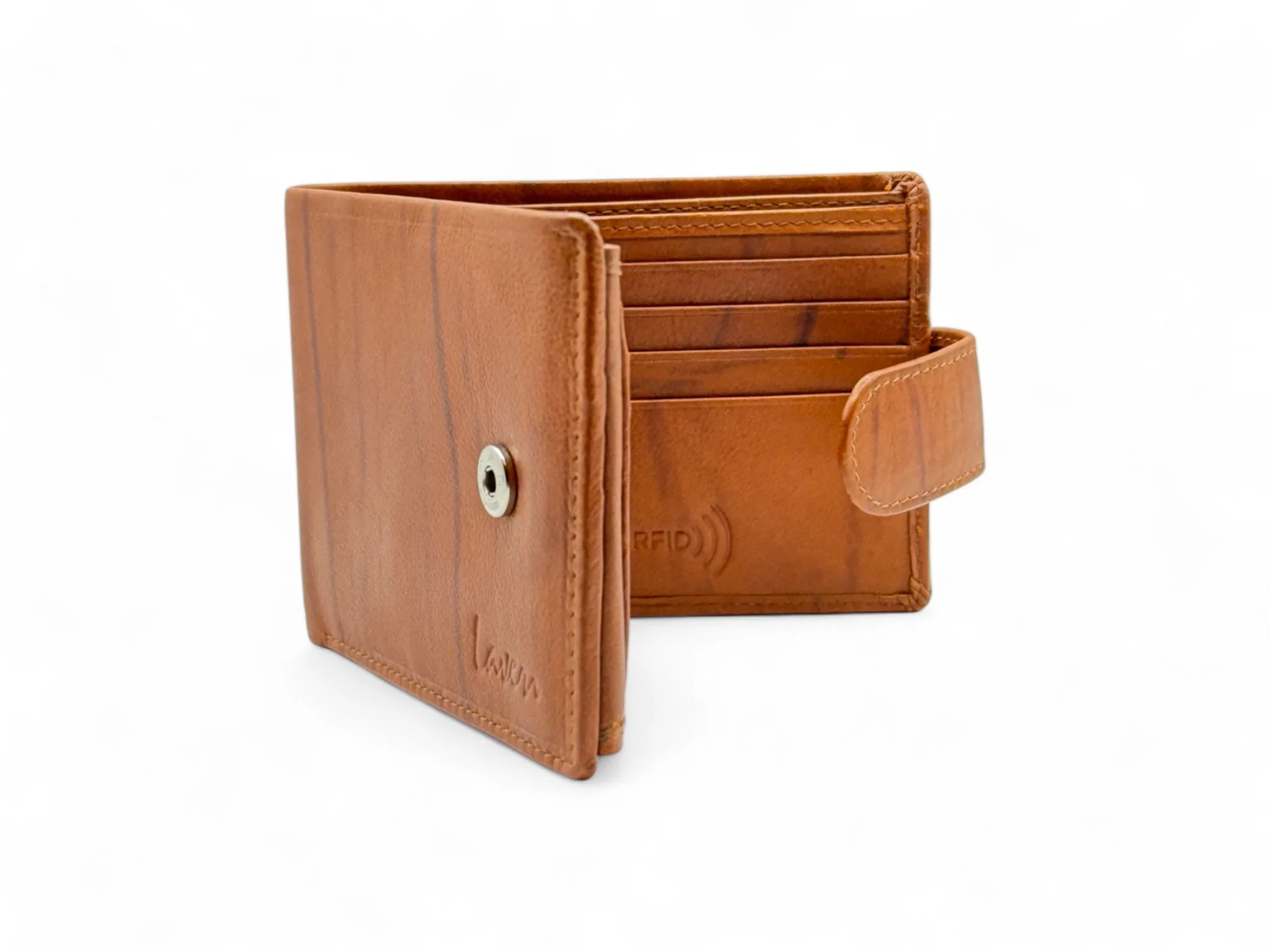 Smooth Premium 20 Card Billfold RFID Wallet Loop #1013L