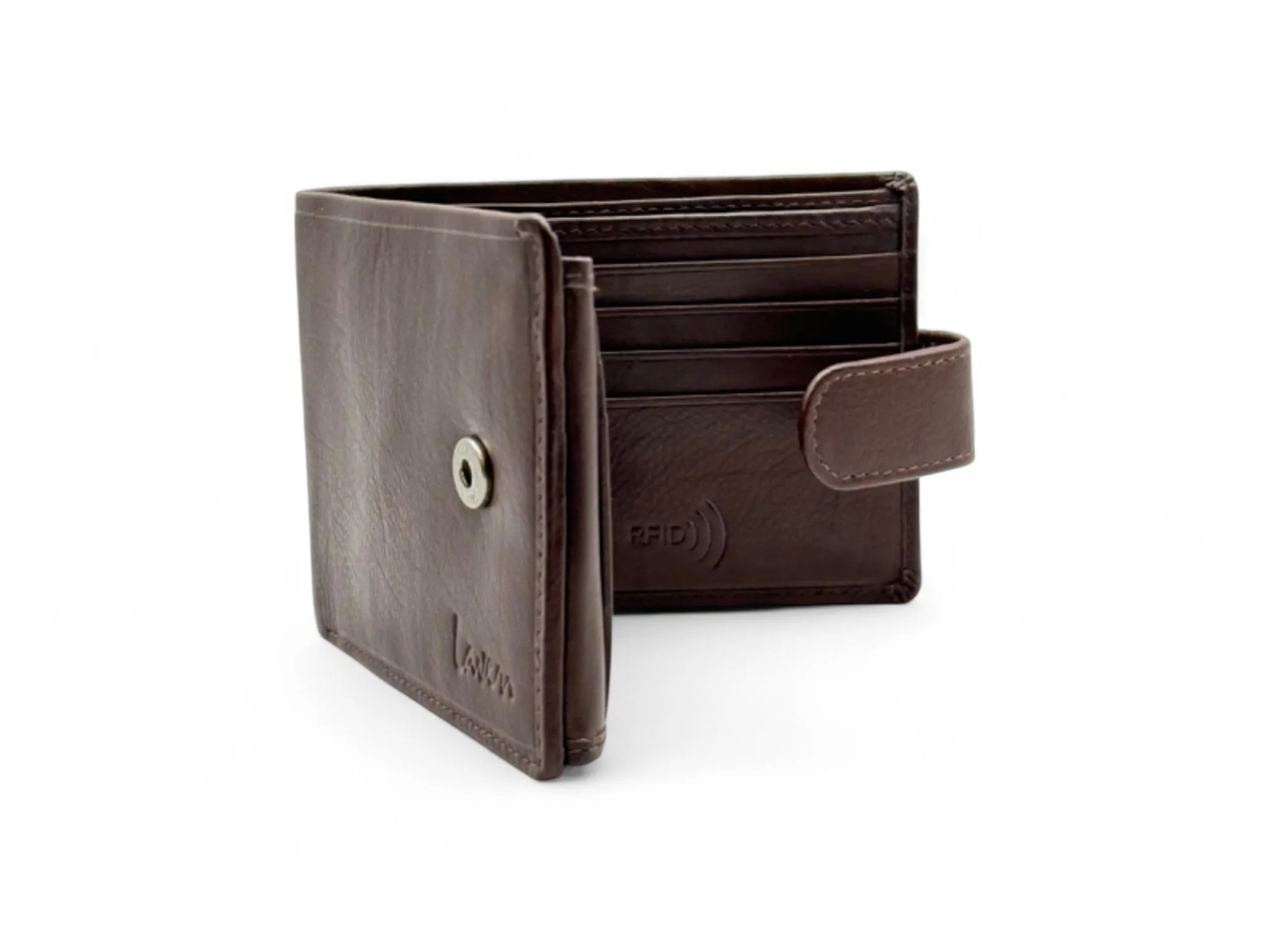 Smooth Premium 20 Card Billfold RFID Wallet Loop #1013L