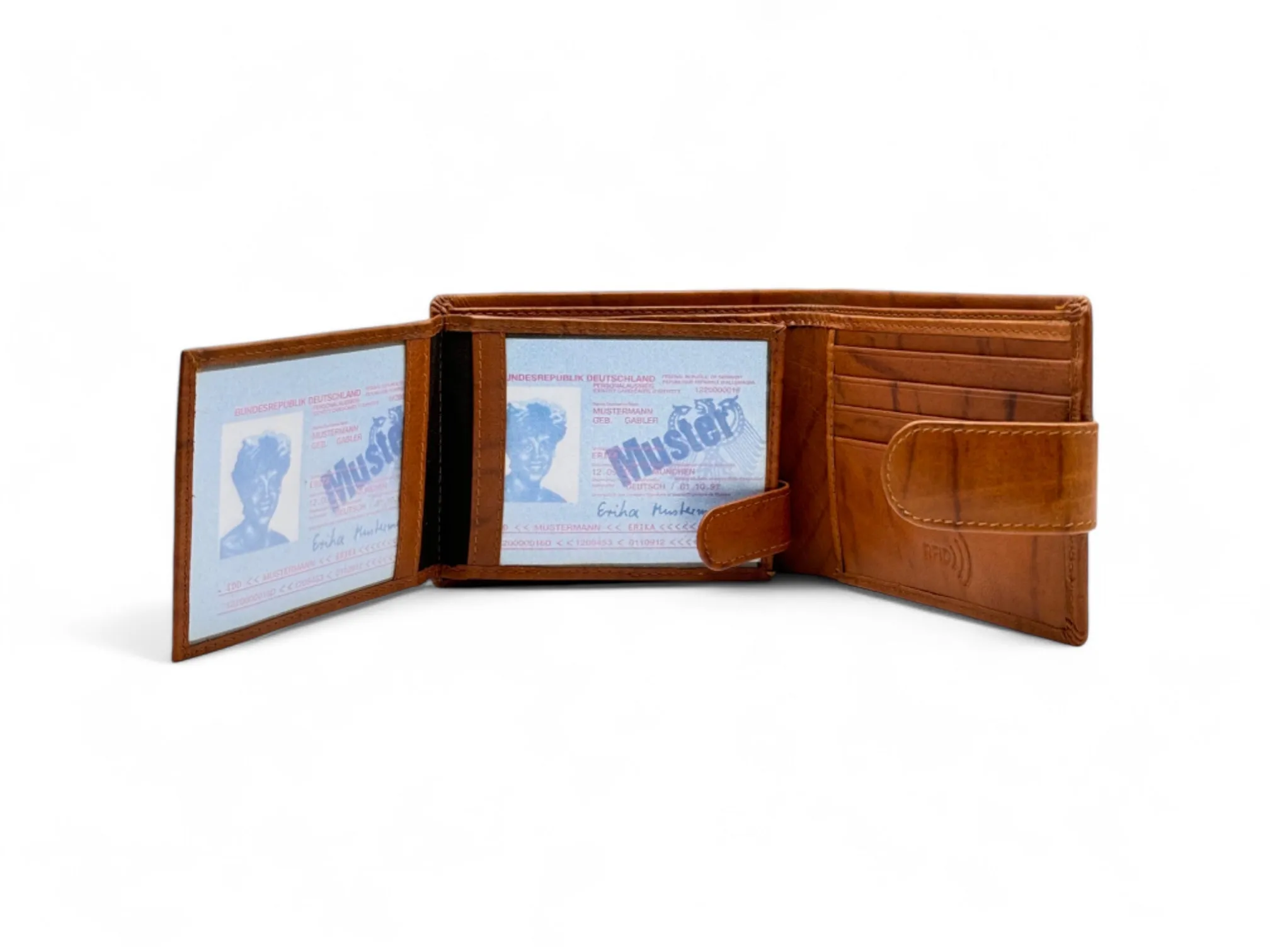Smooth Premium 20 Card Billfold RFID Wallet Loop #1013L