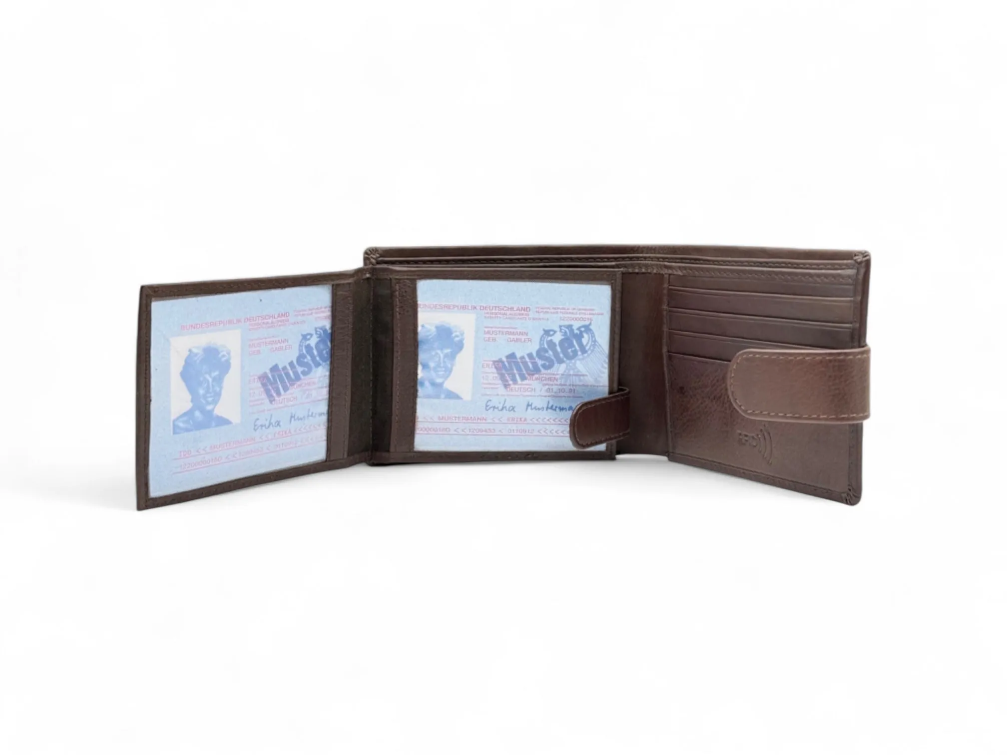Smooth Premium 20 Card Billfold RFID Wallet Loop #1013L