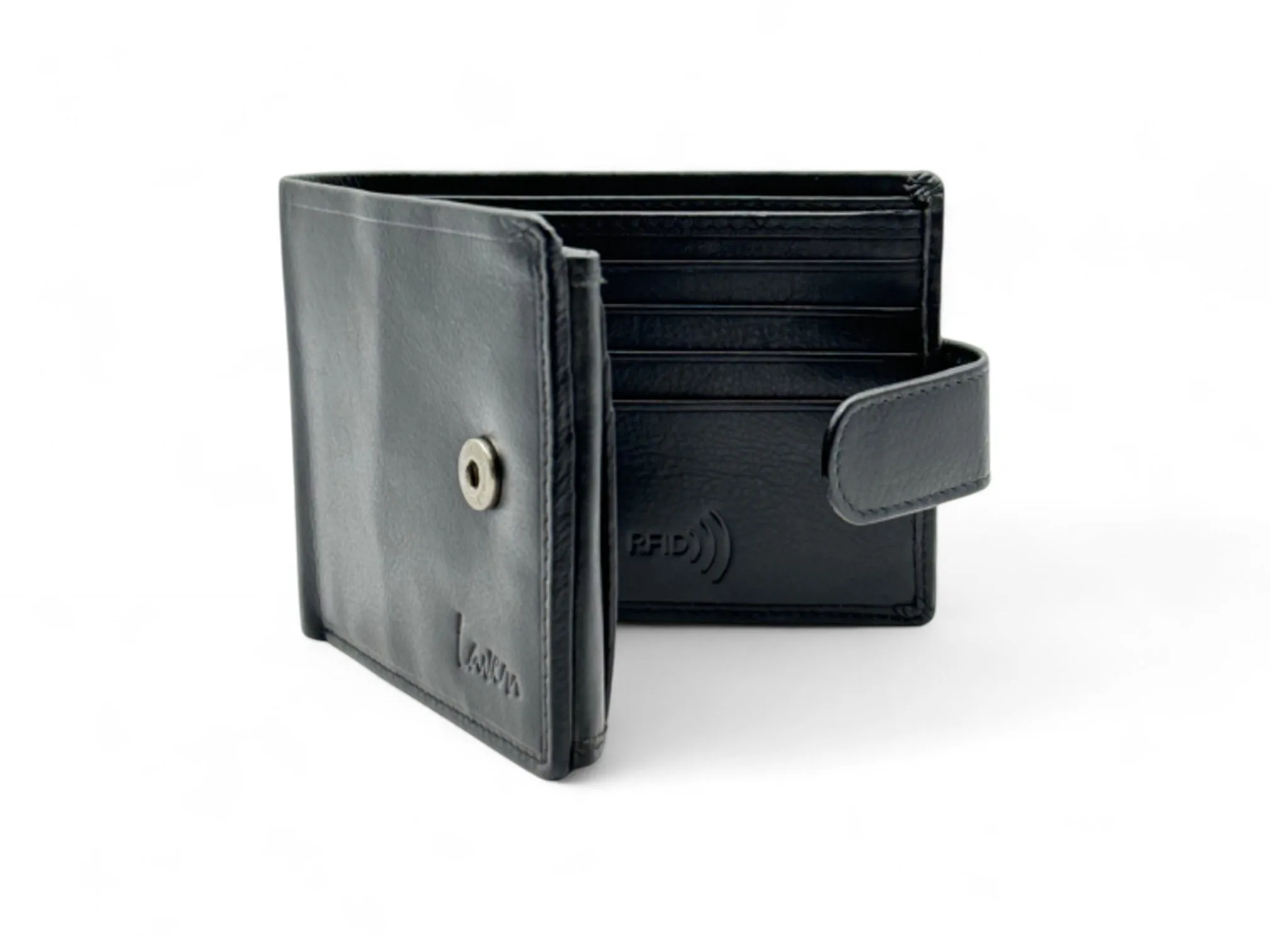Smooth Premium 20 Card Billfold RFID Wallet Loop #1013L