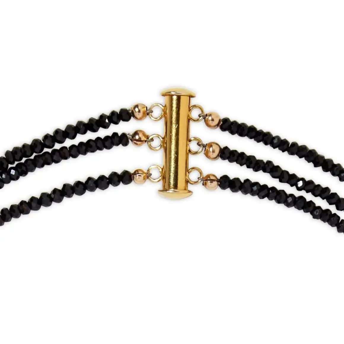 Spinel Triple Strand Gemstone Choker