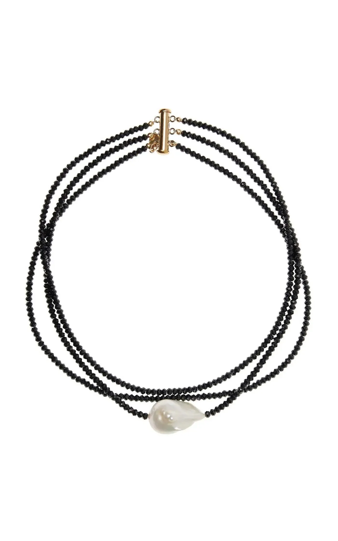 Spinel Triple Strand Gemstone Choker