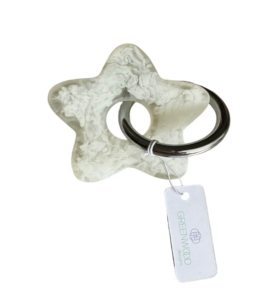STAR Resin Keyrings