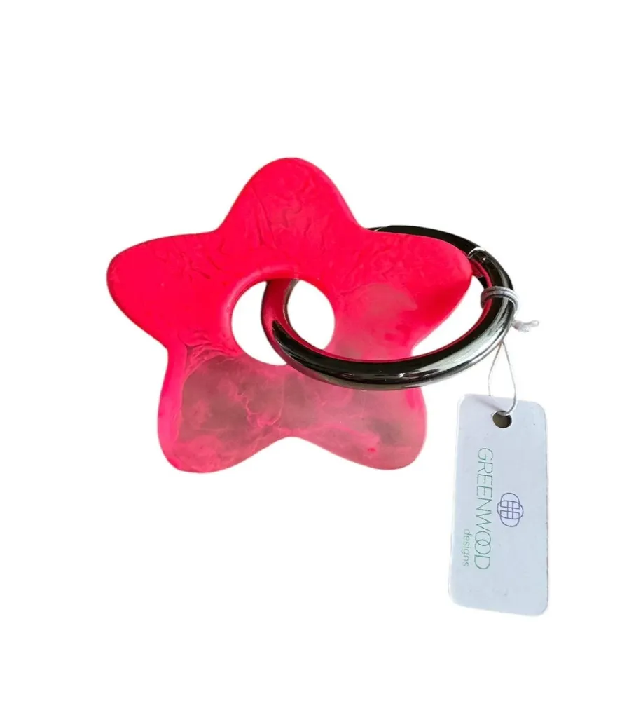 STAR Resin Keyrings