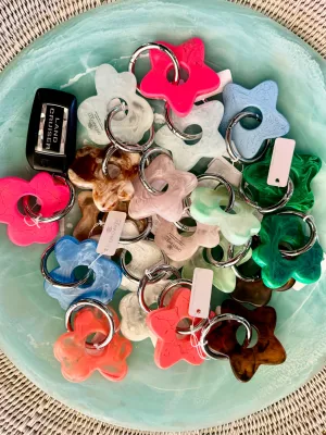 STAR Resin Keyrings