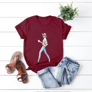 Style F : Fashion Multicolor T-shirt