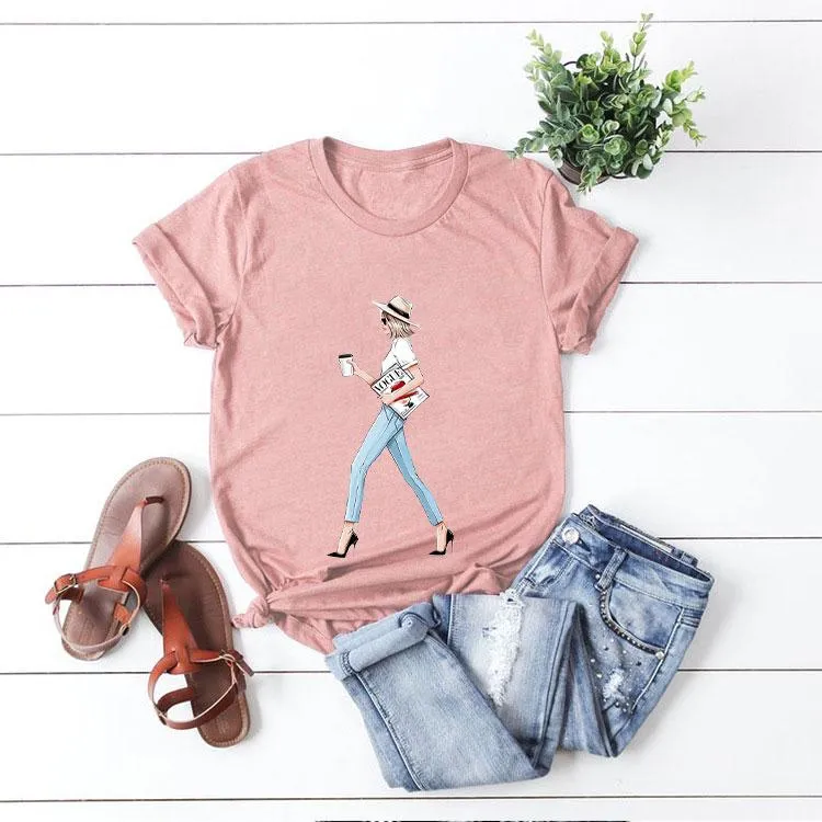Style F : Fashion Multicolor T-shirt