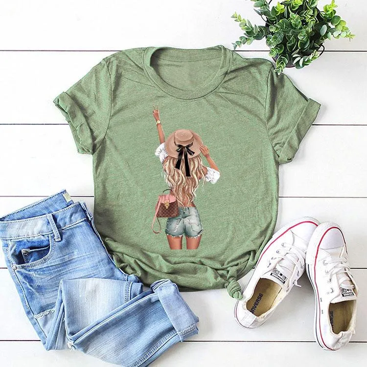 Style Q : Fashion Multicolor T-shirt