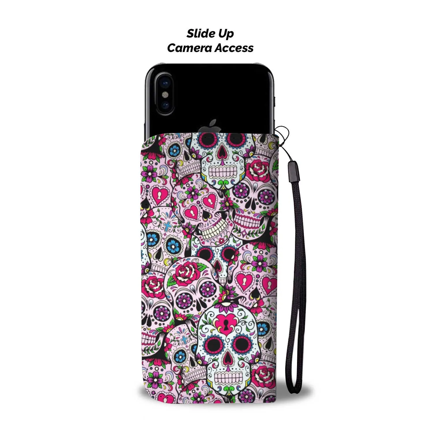 Sugar Skull Phone Case Wallet