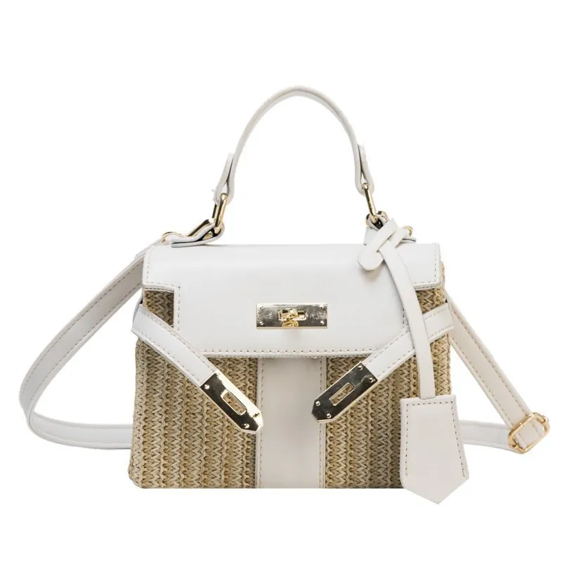 Summer New Single Piece Straw Woven Hand Bag For Women