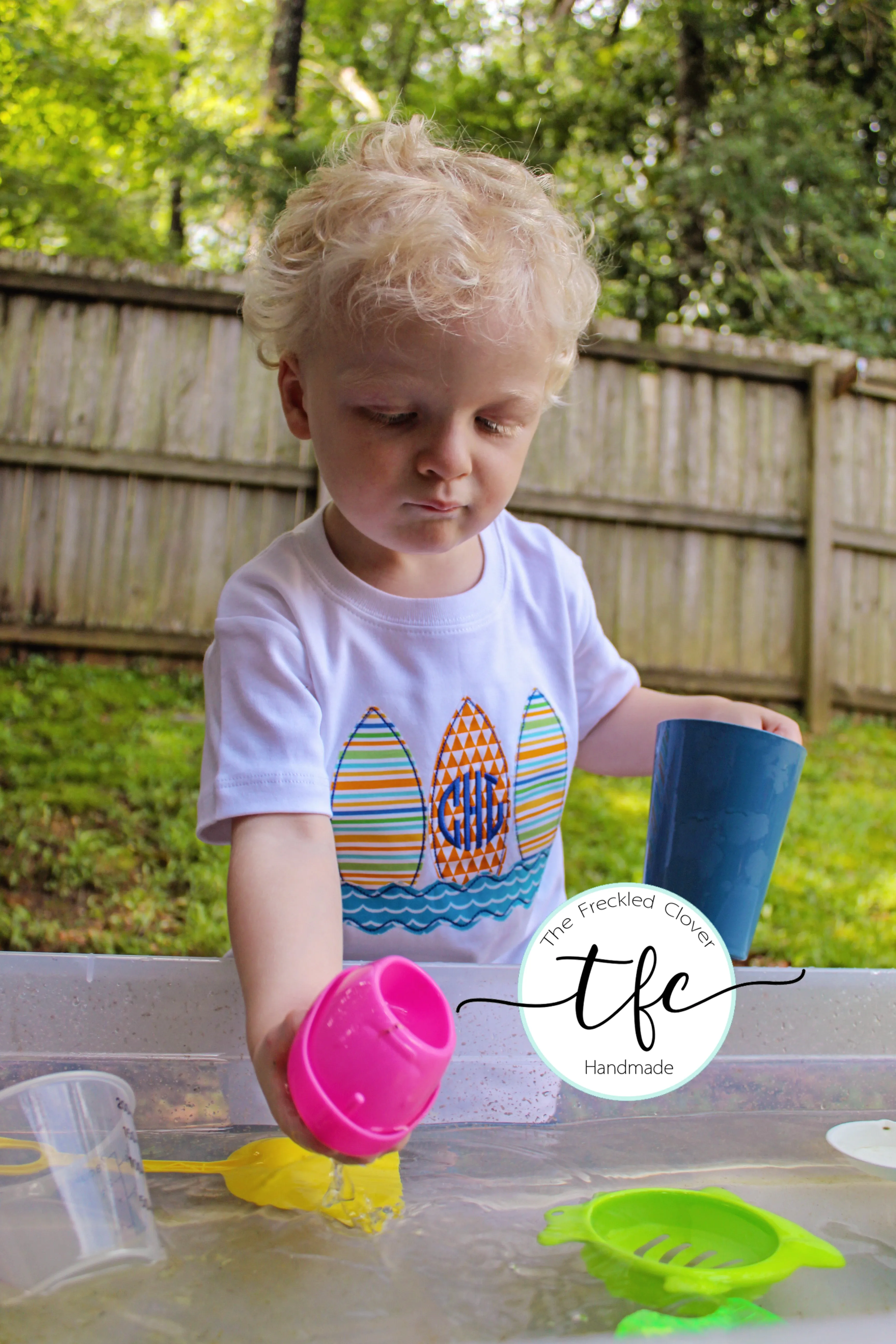 {Surfboard Trio} monogram tee