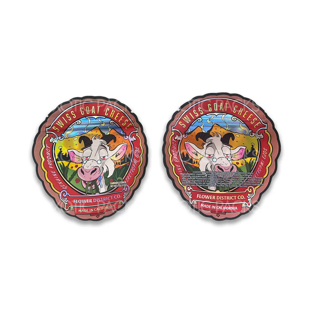 Swiss Goat Cheese Mylar Bag 3.5 Grams
