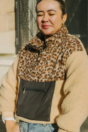Teddy Borg Leopard Print Jacket