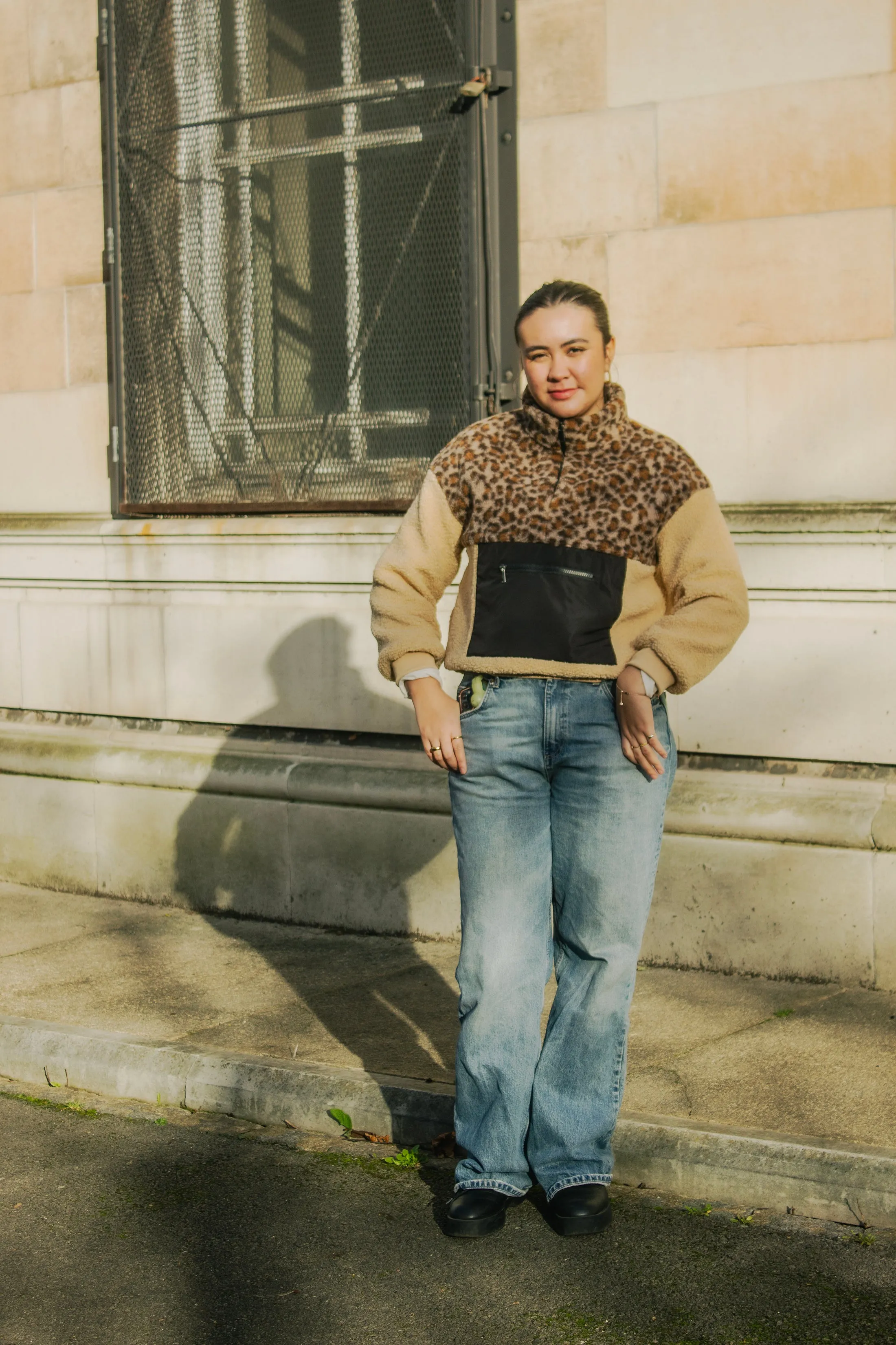 Teddy Borg Leopard Print Jacket
