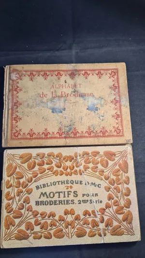 Th de Dillmont - Alphabet & Motifs, Two Embroidery Books
