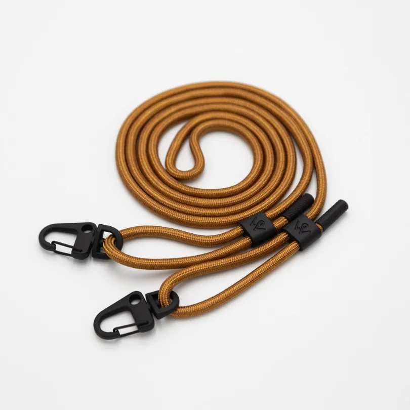 Toffee Sheen Braided Strap