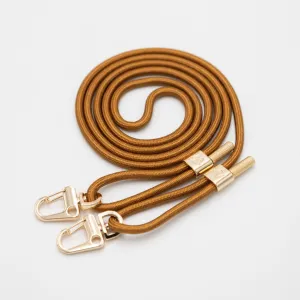 Toffee Sheen Braided Strap