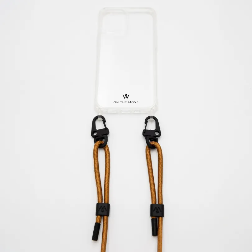 Toffee Sheen Braided Strap