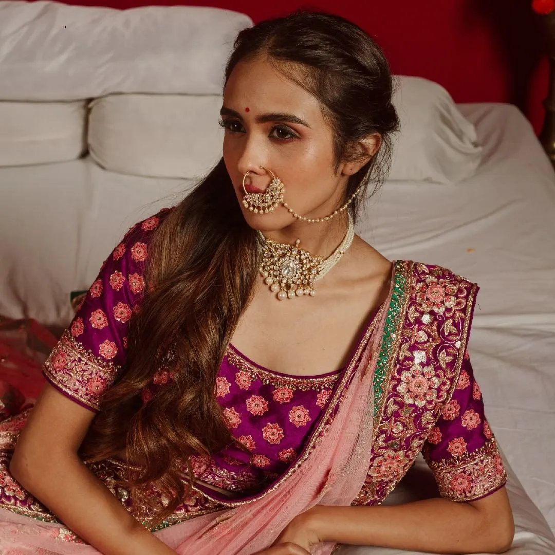 Traditional Lehenga Choli with Double Dupattas #BS880