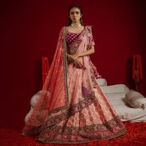 Traditional Lehenga Choli with Double Dupattas #BS880