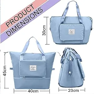 TRAVEL DUFFEL BAG WITH POCKET