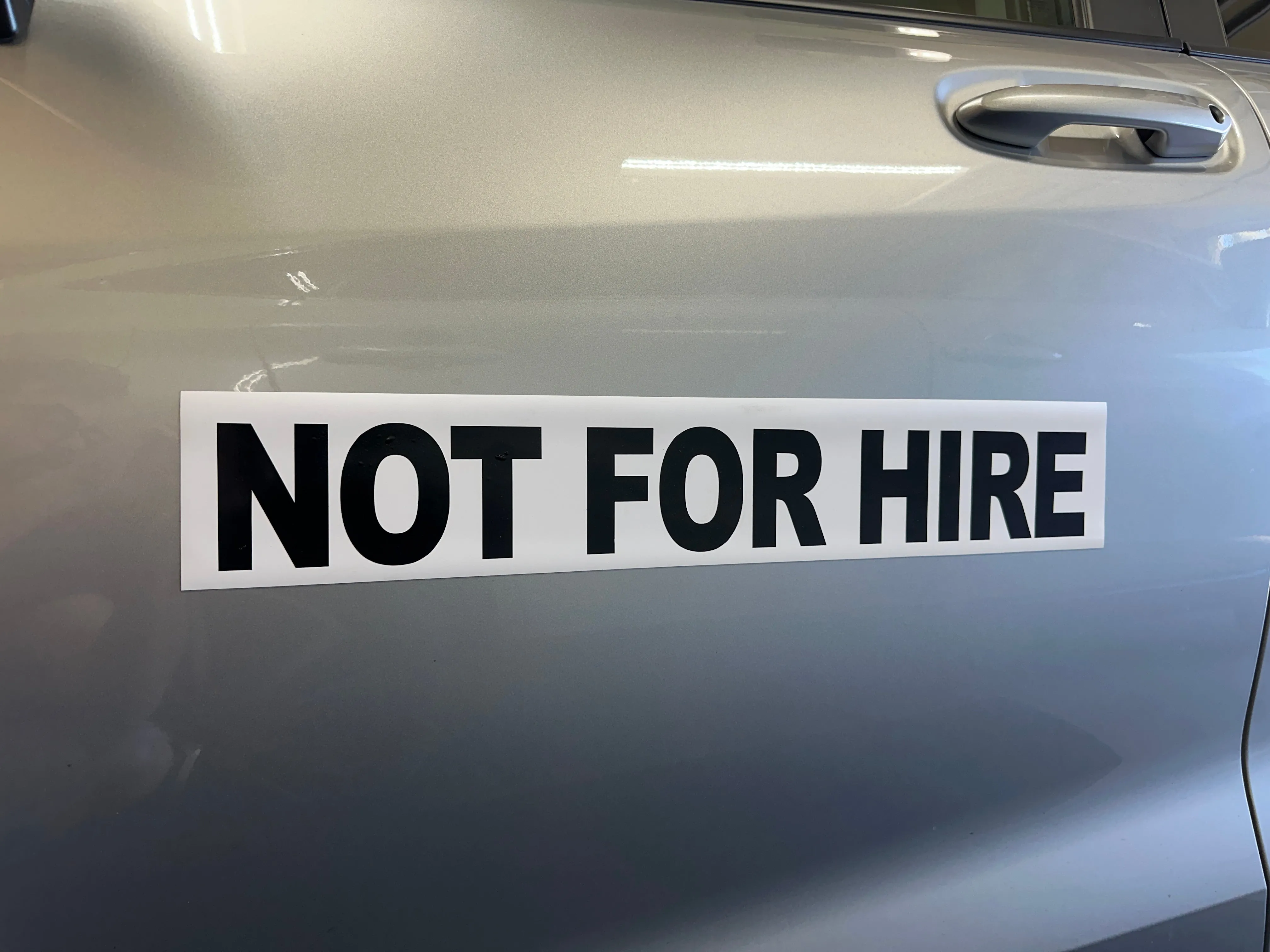 Trucking Name or Business Name Magnet Magnetic Sign, 2 Pack