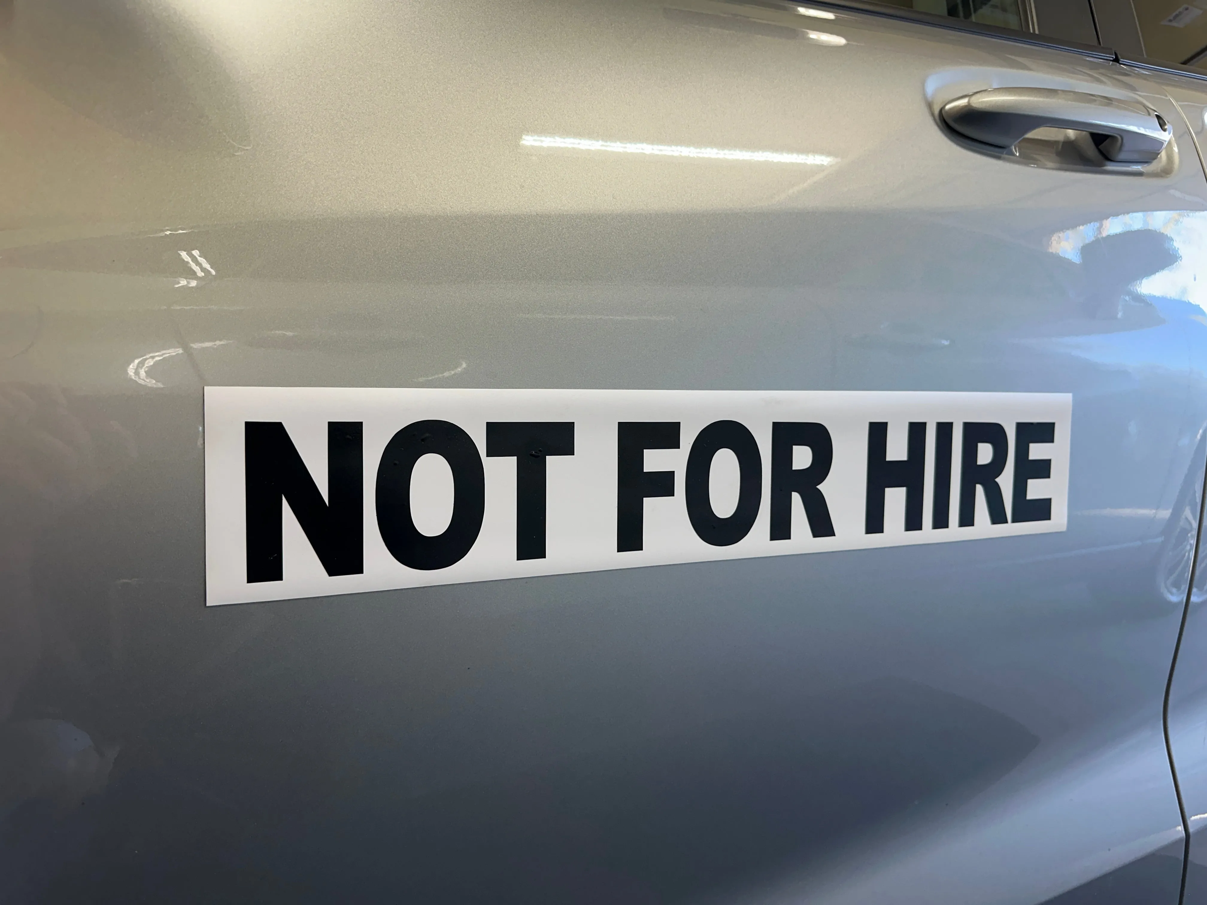 Trucking Name or Business Name Magnet Magnetic Sign, 2 Pack
