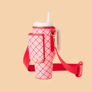 Tumbler Sling | Festive Plaid