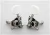Tuning keys - Gotoh UK12 super lightweight geared ukelele keys - set of 4 - with white knobs