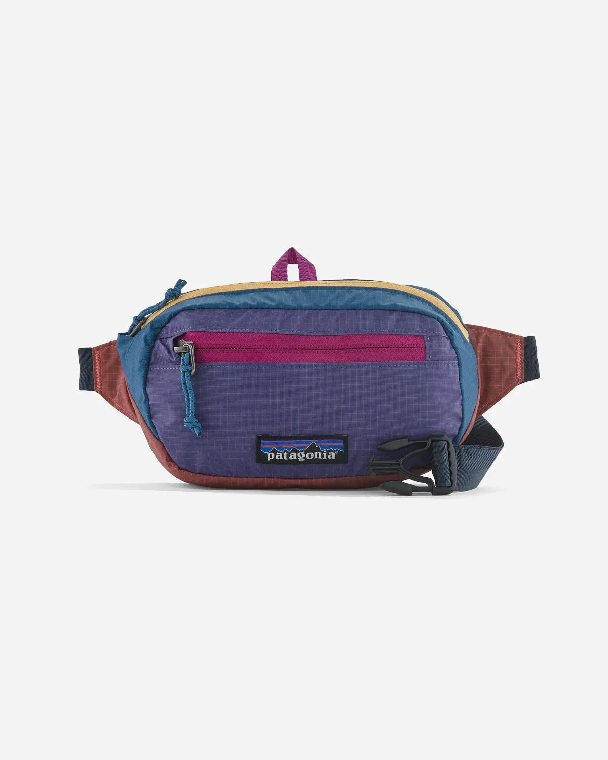 Ultralight Black Hole Mini Hip Pack - Patchwork/Coral