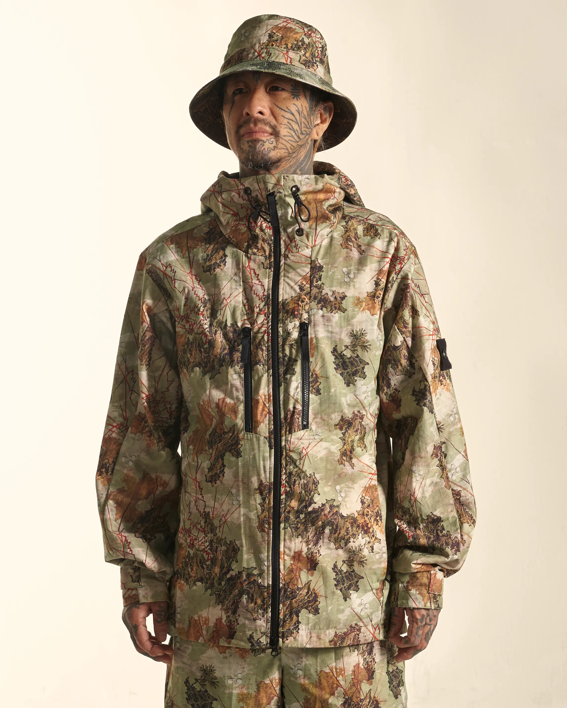 [UNISEX] BANGXGANJI X LOCO MOSQUITO ZIP-UP JACKET (GREEN)