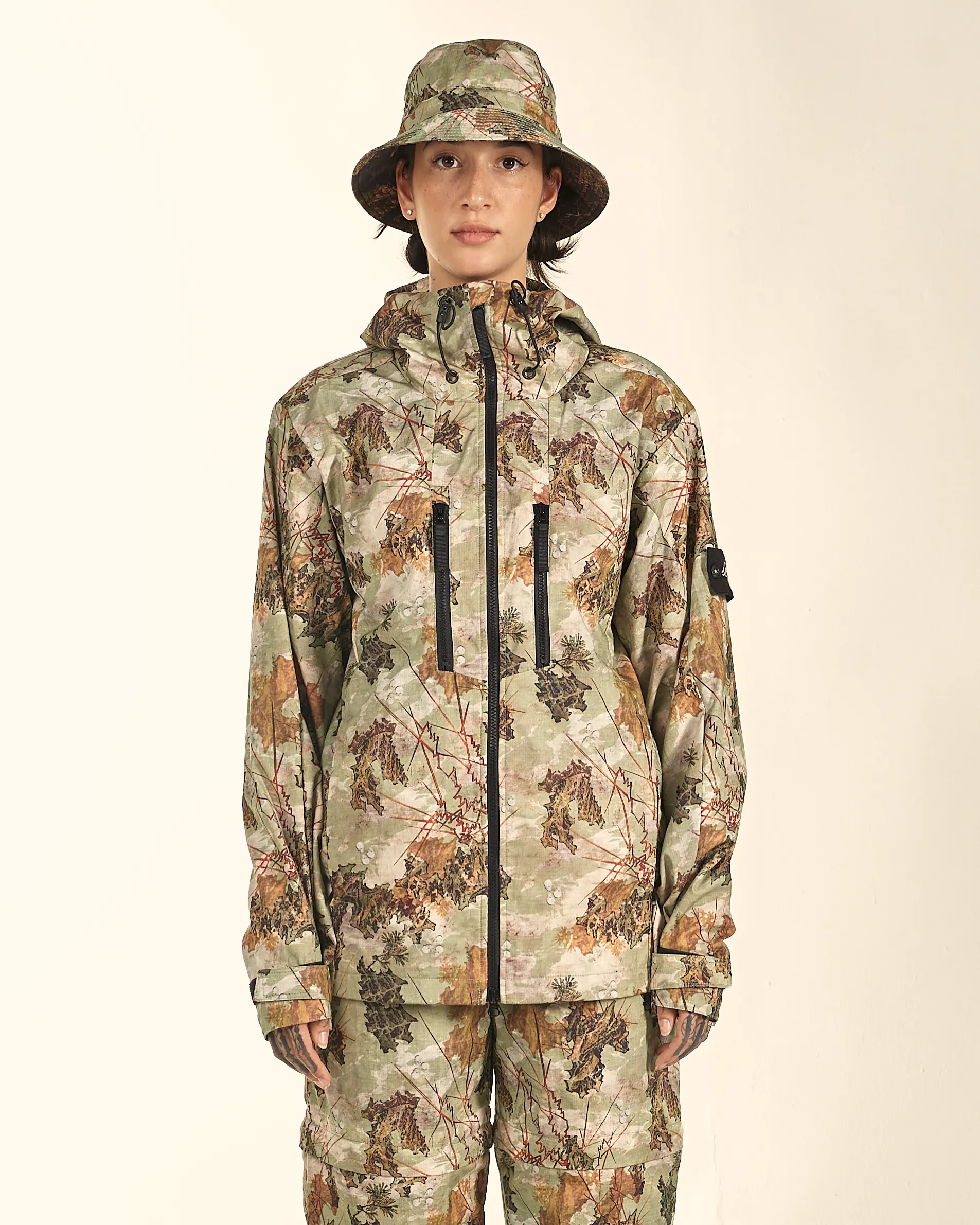 [UNISEX] BANGXGANJI X LOCO MOSQUITO ZIP-UP JACKET (GREEN)