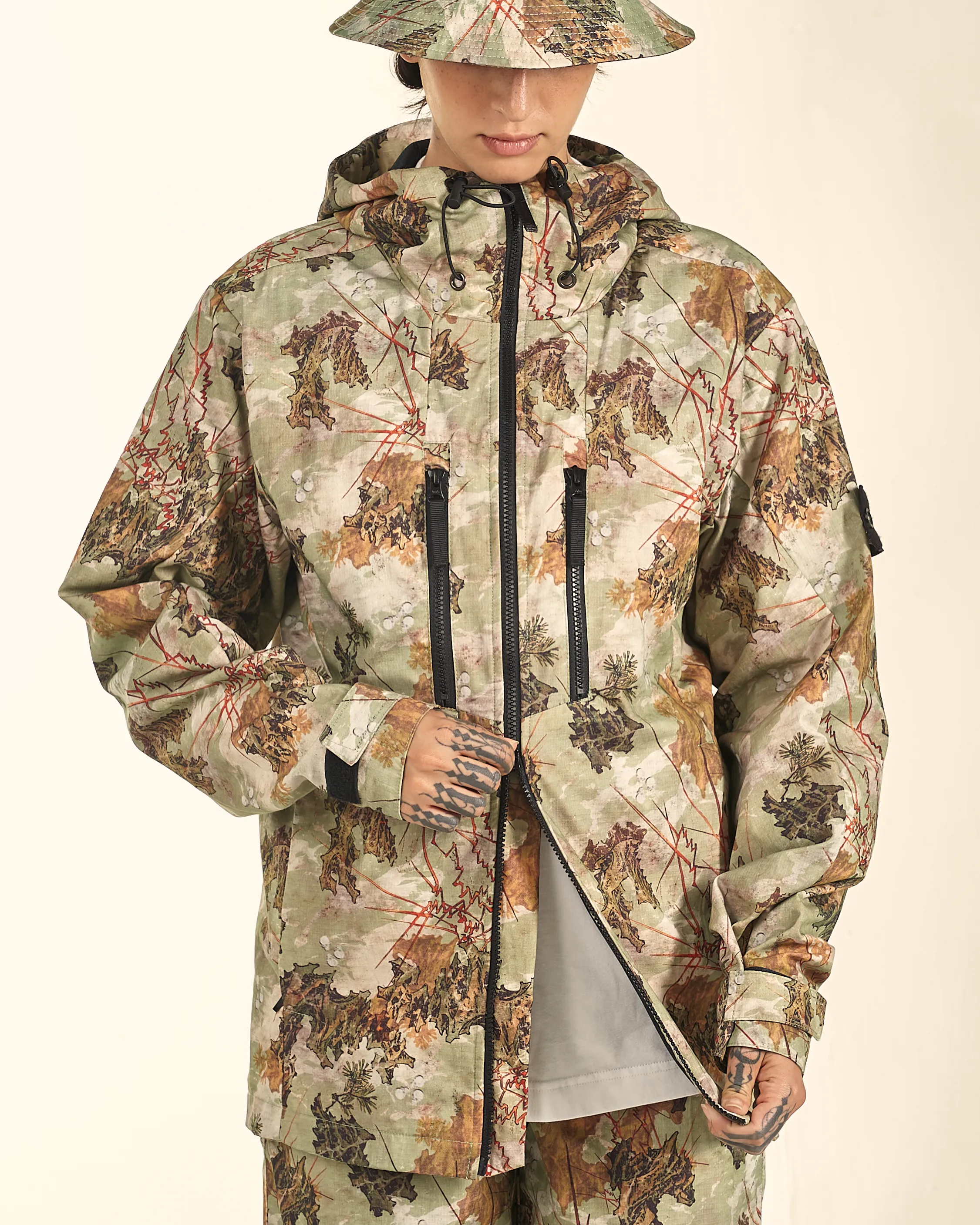 [UNISEX] BANGXGANJI X LOCO MOSQUITO ZIP-UP JACKET (GREEN)