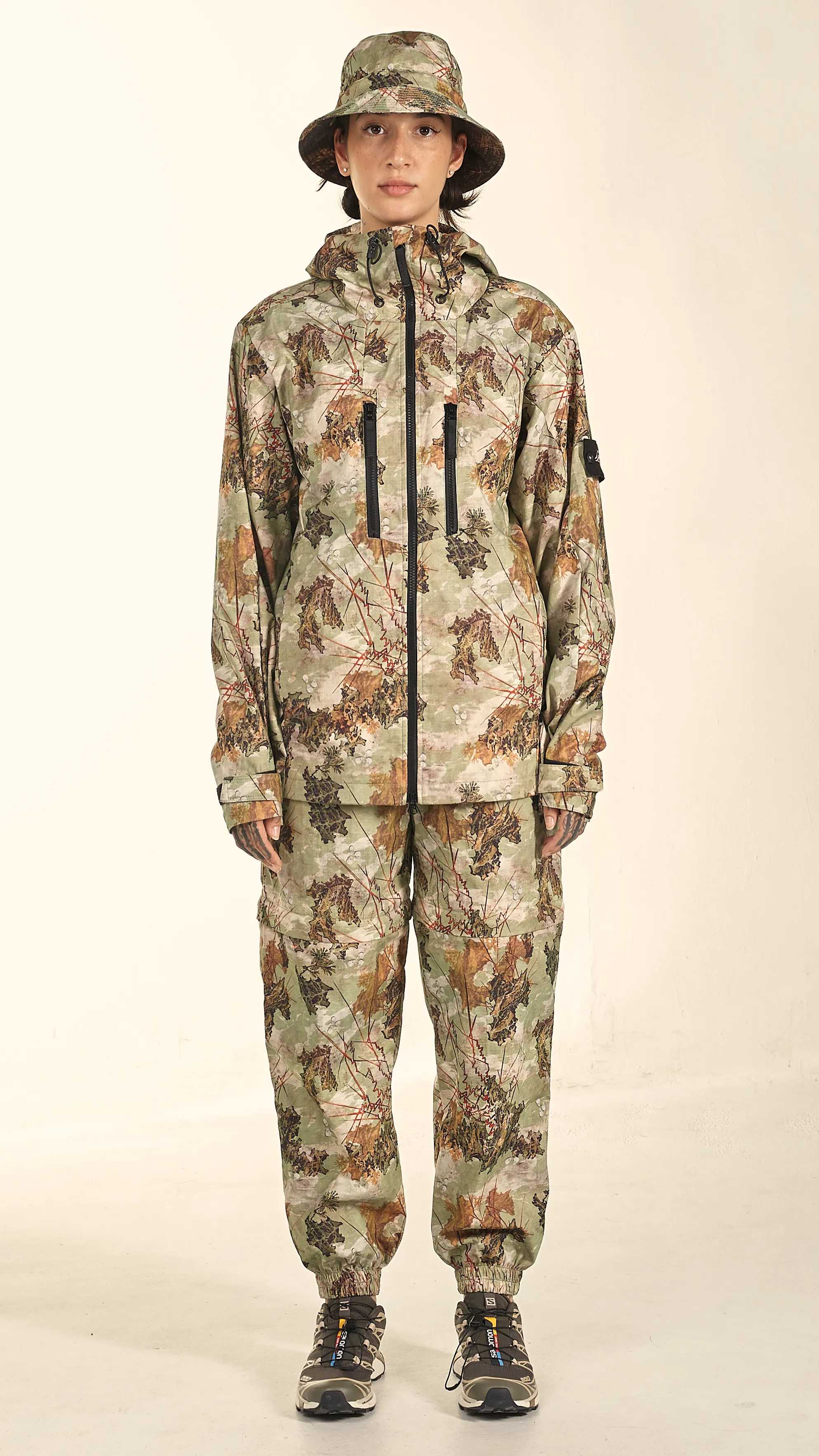 [UNISEX] BANGXGANJI X LOCO MOSQUITO ZIP-UP JACKET (GREEN)