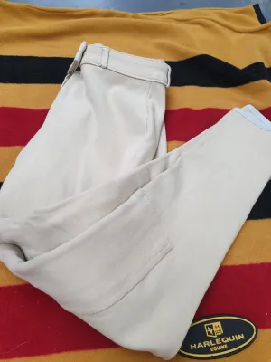 Used size 12 cream jodhpurs FREE POSTAGE☆