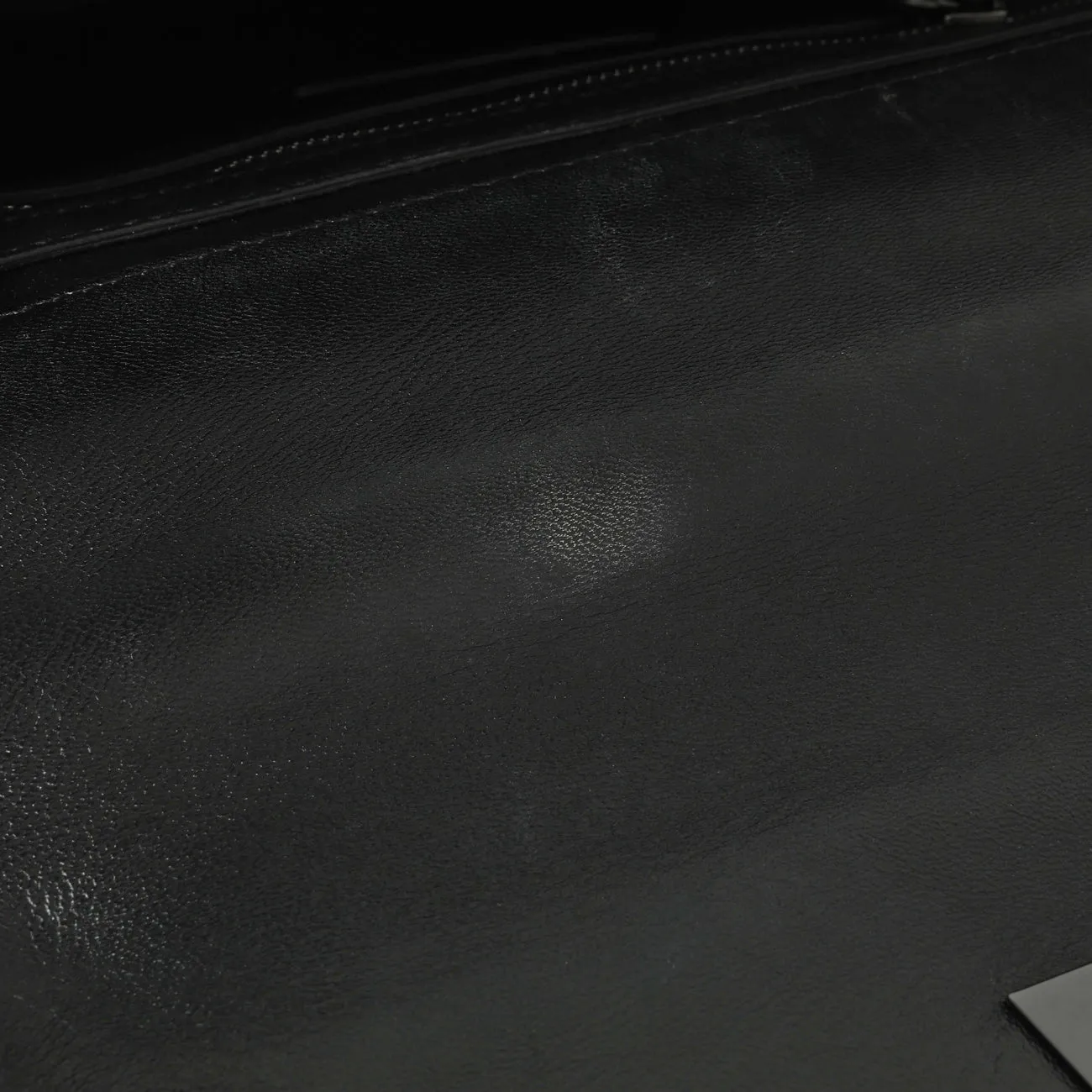 Valentino Black Nappa Monochrome Medium Roman Stud Shoulder Bag