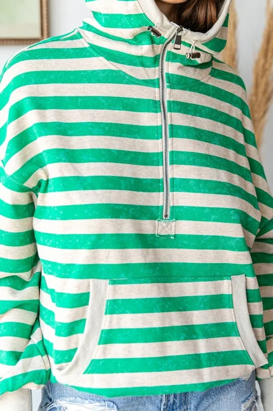VEV105 - STRIPED HOODIE