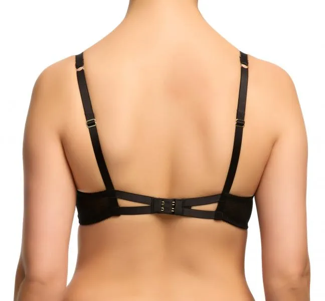 Victresse Balconette Bra - Black/Fuchsia -