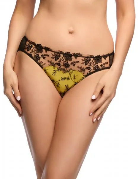 Victresse Bikini - Black/Chartreuse -