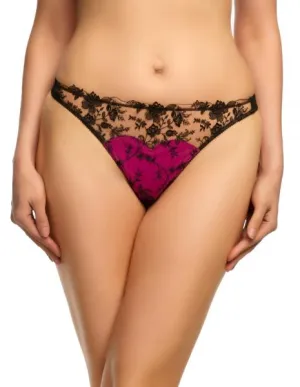 Victresse G-String - Black/Fuchsia -