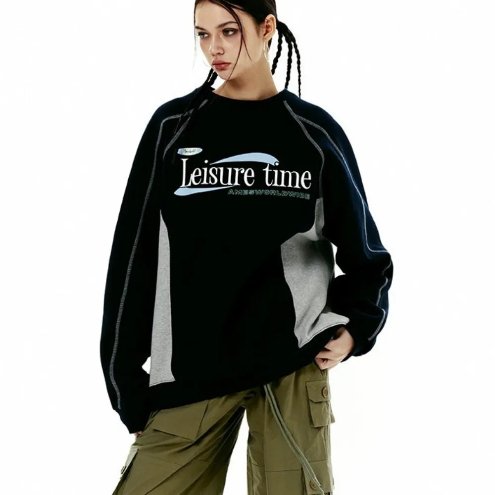 Vintage Biker Raglan Sleeve Sweatshirt