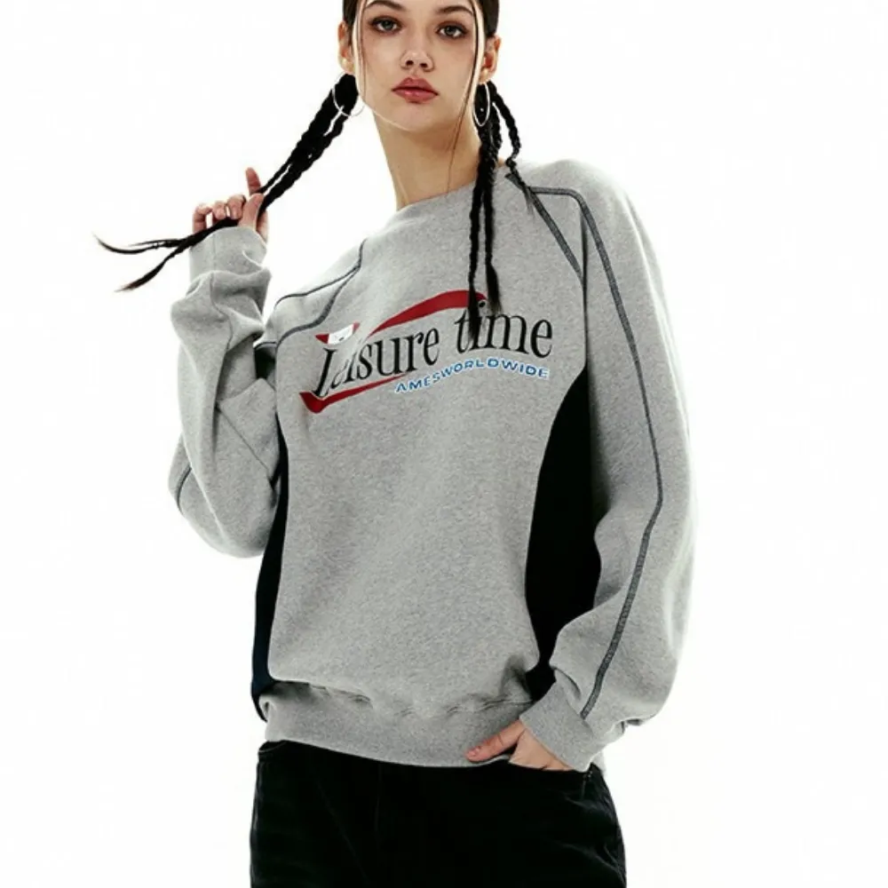Vintage Biker Raglan Sleeve Sweatshirt
