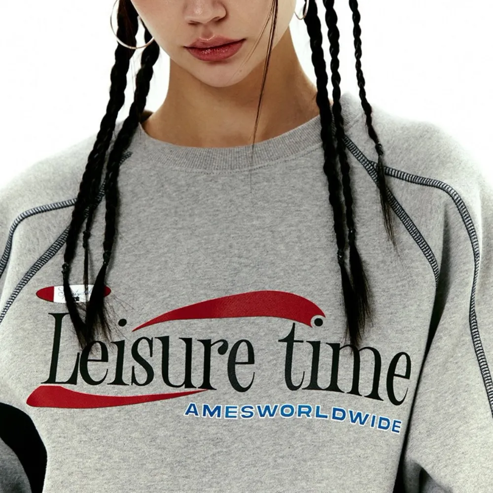 Vintage Biker Raglan Sleeve Sweatshirt