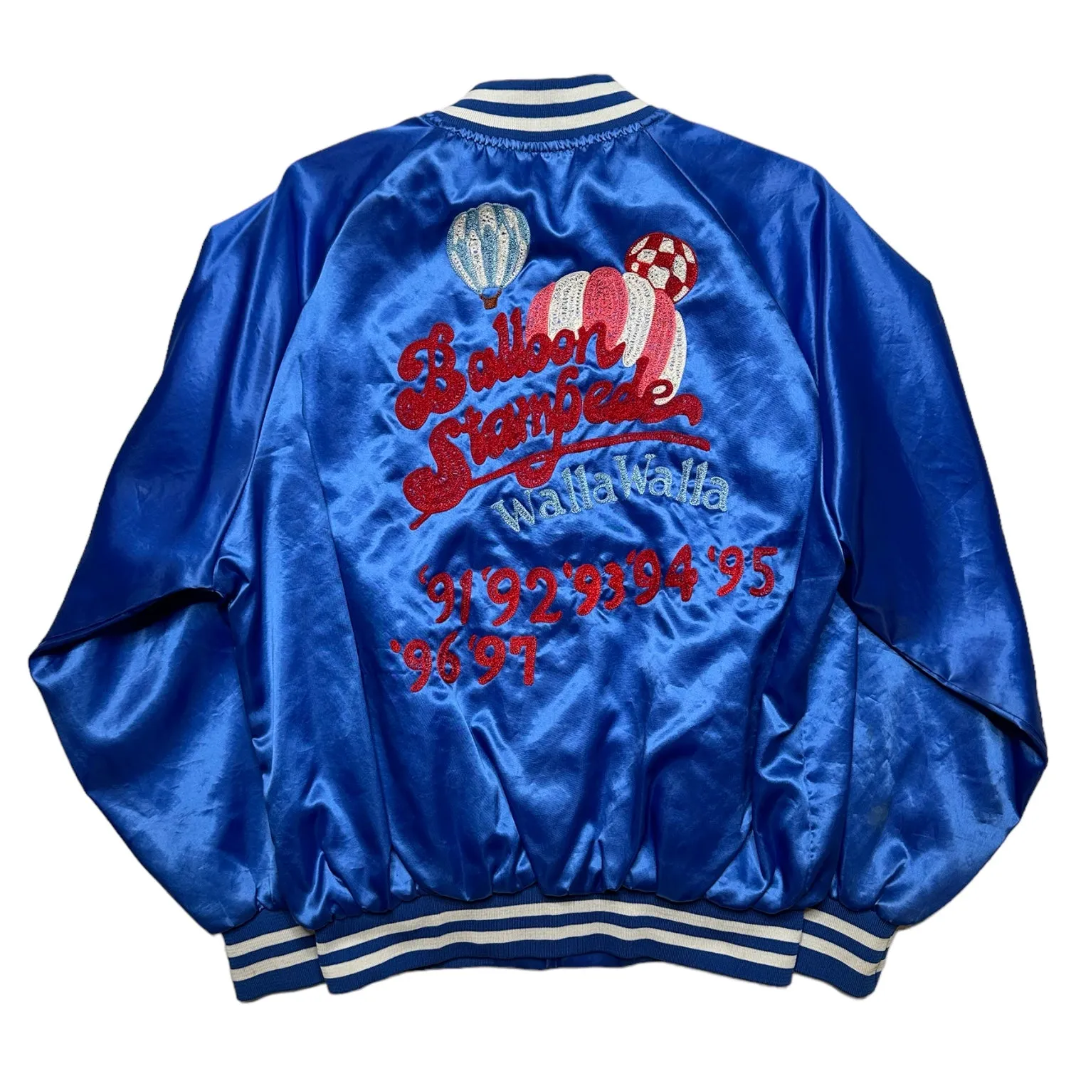 Vintage Chainstitch Embroidered Jacket, Balloon Size: Large