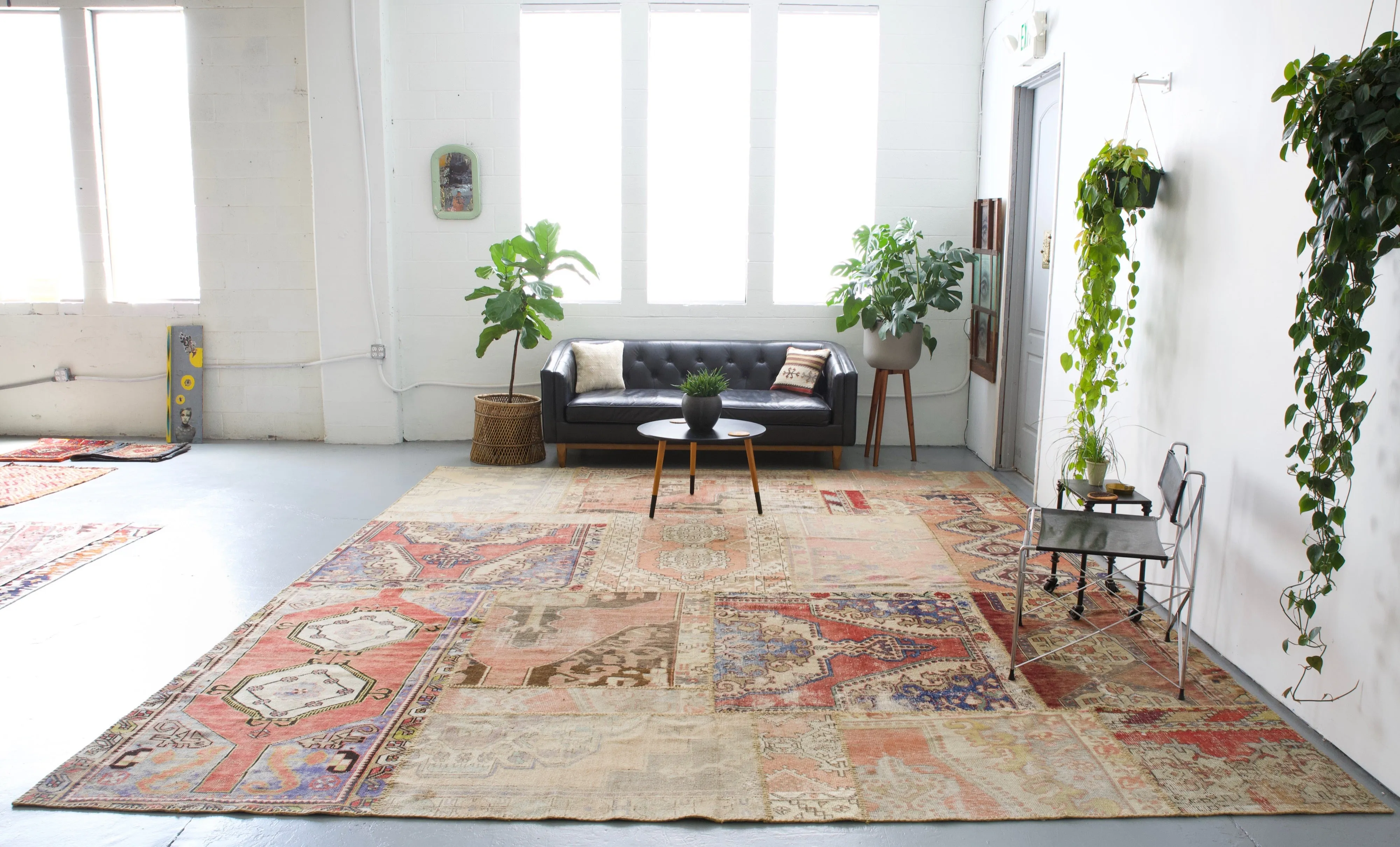 Vintage Patchwork Rug 10ftx12ft